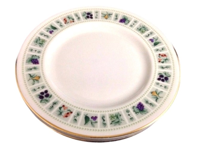 Set of 4 Vintage Royal Doulton China | Tapestry Pattern | Bread Butter Plates