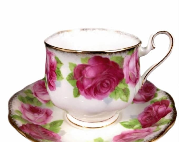 Royal Albert, Old English Roses Fine Bone China Cup and Saucer