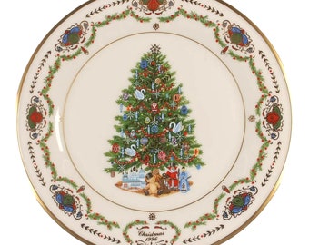 lenox christmas tree plate 2021