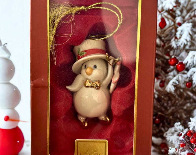Lenox Christmas Tree Ornament Posh Penguin