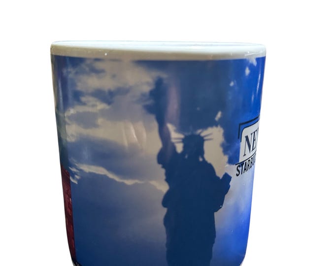 Vintage Starbucks NYC Jumbo Coffee Mug: 1999 New York City Series Collector's Souvenir