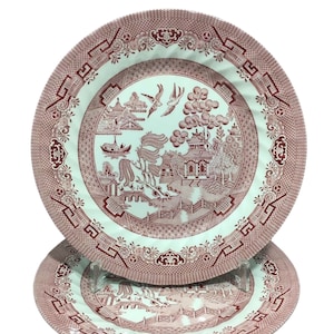 Dinner Plate Royal Wessex Pink Willow Rosa | English Porcelain