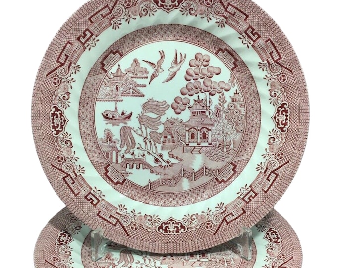 Dinner Plate Royal Wessex Pink Willow Rosa | English Porcelain