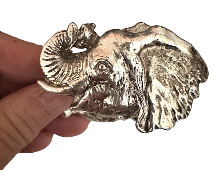 Arthur Court Elephant Napkin Rings: Silver Aluminum Vintage Tableware