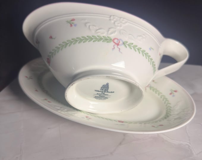Villeroy & Boch Tiamo Gravy Boat Underplate | European Porcelain Replacement China