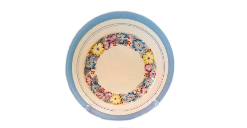 Royal Albert Crown China Set 4 Lunch Plates Dorothy Pattern image 6