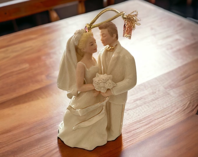 Lenox Bride and Groom Christmas Ornament: Newlywed Holiday Keepsake