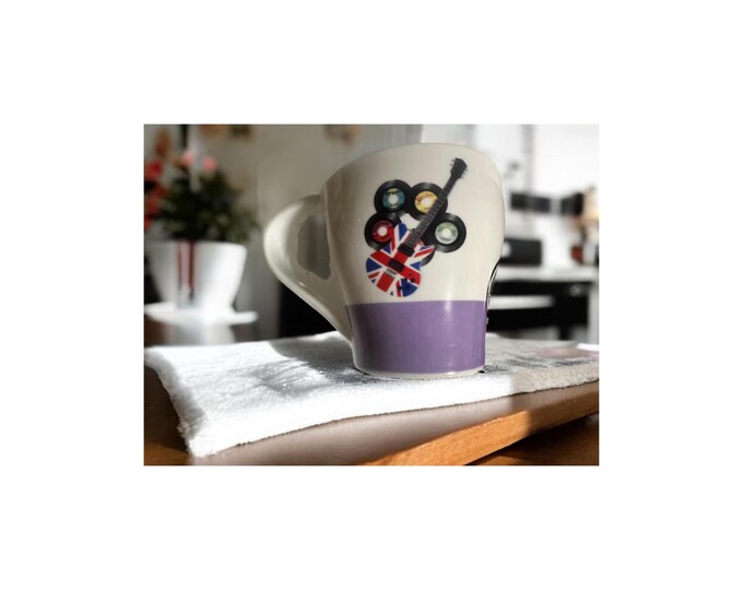 Coffee Lovers Gifts British Flag Coffee Mugs: Baci of Milano Porcelain Set of 2
