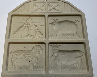 Pampered Chef Barnyard COOKIE MOLD