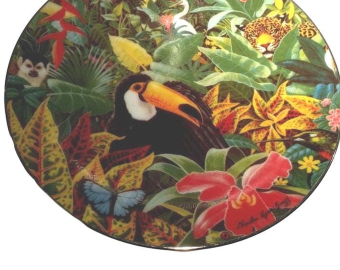 RainForest Magic Wall Hanging Plate | Charles Lynn Bragg