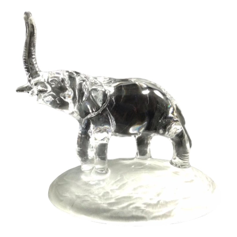 Cristal d'Arques Elephant Lead Crystal Figurine Etsy