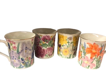 Lenox China Seasonal Flower Blossom Mug Collection | Gift For Mom