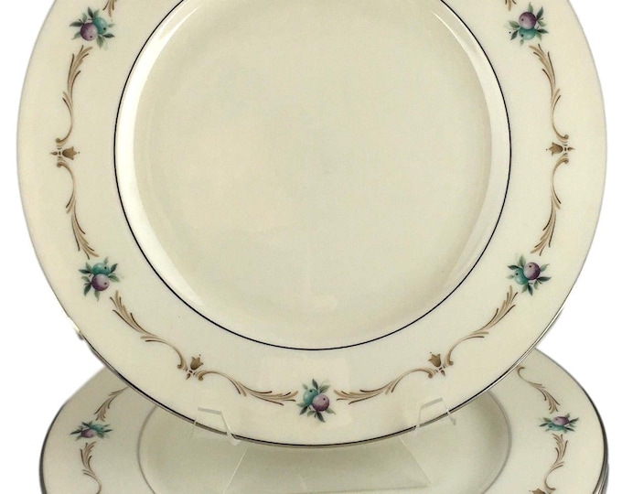 Vintage Fine China Capri Salad Plates - Elegant Dinnerware Set