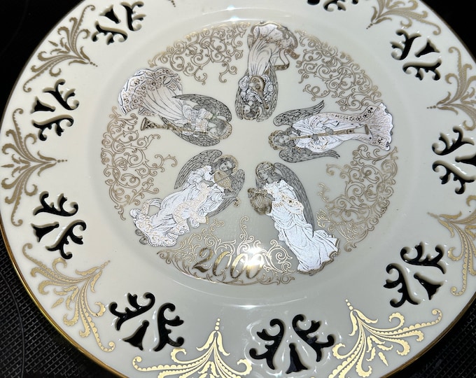 Vintage Wall Plate | Messengers of Harmony | USA Collector Plate | Unique Home Décor Collectible