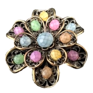 Vintage Jewelry Rhinestone Brooch | Joan Rivers | Gifts For Girlfriend