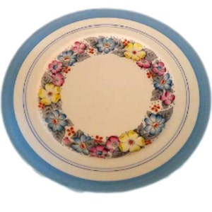 Royal Albert Crown China Set 4 Lunch Plates Dorothy Pattern image 2