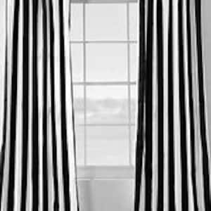 Black and White beautiful stripe curtains