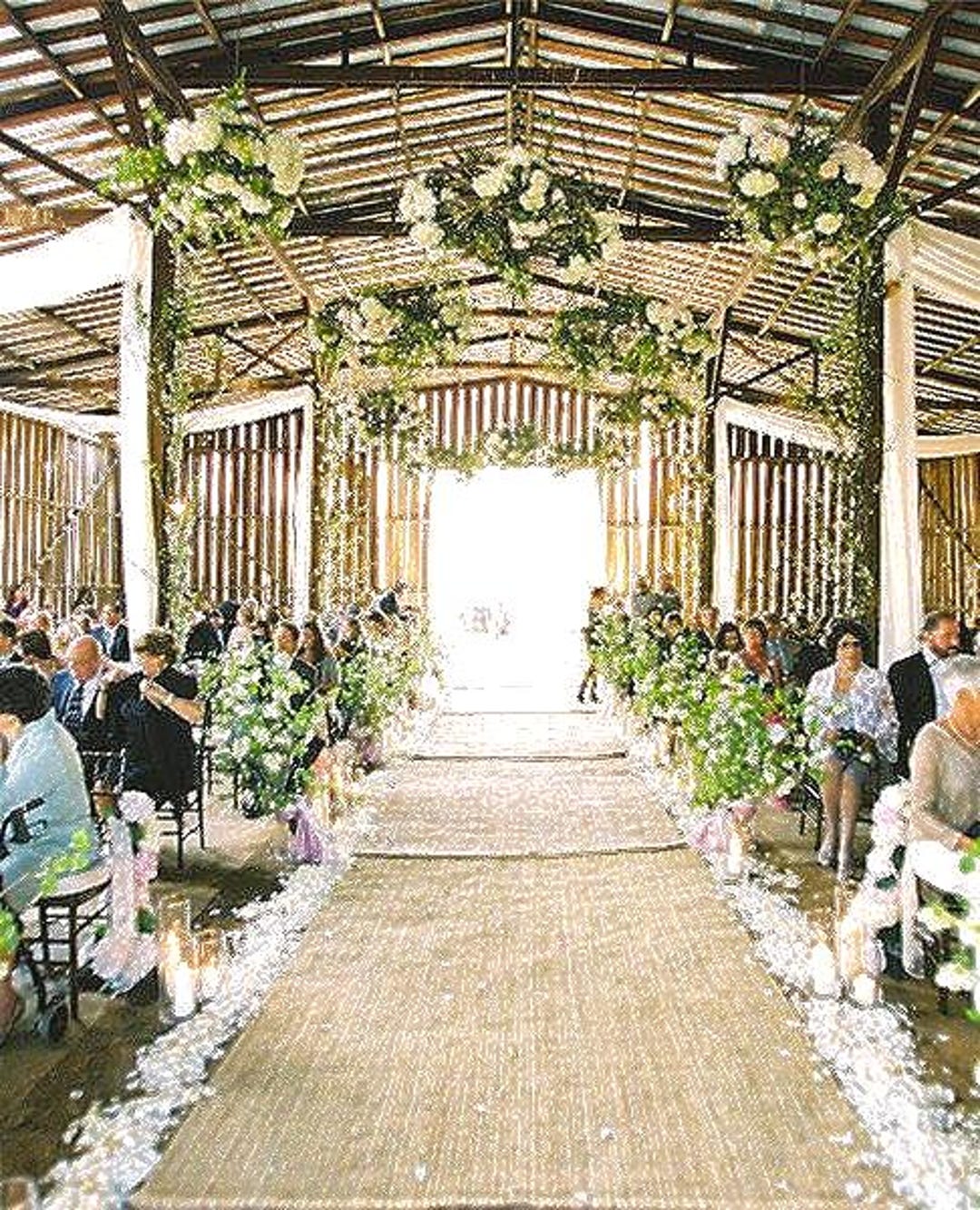 Burlap Aisle Runner, Weddings