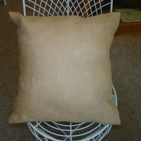 Burlap Pillow Covers Etsy