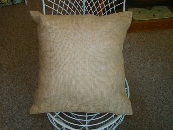 Burlap pillow top covers wholesale
