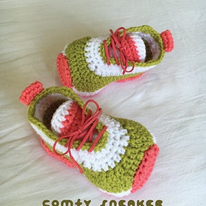 CROCHET PATTERN Toddler Booties Comfy Toddler Sneakers Crochet Toddler Shoes Crochet Booties Crochet Pattern Children Sneakers Kids Shoes image 1