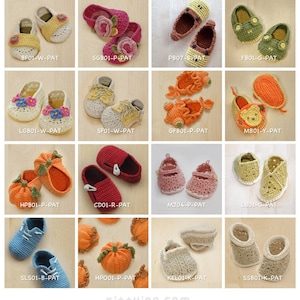 Crochet patterns Baby Booties Puppy House Slippers Crochet Pattern Baby Shoe Puppy Infant CROCHET PATTERN image 7