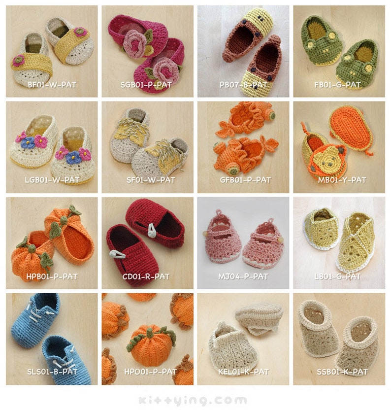 Crochet patterns Baby Booties Puppy House Slippers Crochet Pattern Baby Shoe Puppy Infant CROCHET PATTERN image 7