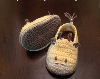 CROCHET PATTERN Baby Booties Giraffe Baby Shoes Giraffe Preemie Socks Animal Shoes Crochet Slippers Baby Shower Crochet Patterns