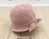 Baby Hat CROCHET PATTERN, Cloche Hat Baby Crochet Pattern, Fenty Bow Sneaker matching patterns Hat - Cap, Fisherman, Homburg, Beanie, Bowler