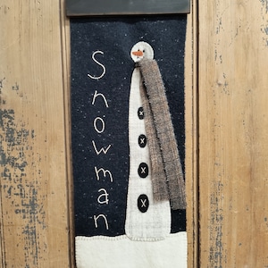 Mr. Snowman ePattern Download | Patchwork | Applique