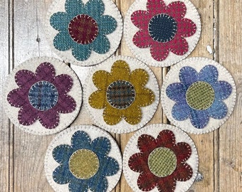 PENNY FLOWER Mat Printed Pattern | Patchwork | Applique