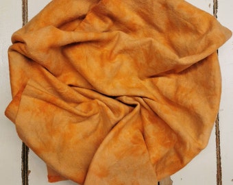 SPICED PUMPKIN 01 (M) hand-dyed wool | Patchwork | Applique | Hooking | Punching
