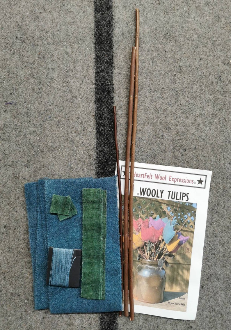 Wooly Tulips Pattern