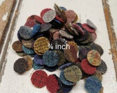 50 New Wool Penny Picks - 3 4 inch pre-cut Patchwork Applique