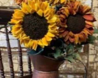 SONNENBLUME SPLENDOUR ePattern | Patchwork | Applikation