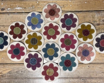 Flower Penny Mat ePattern | Patchwork | Applique