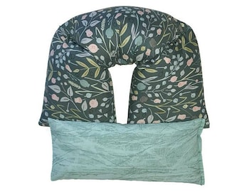 Flax Seed Neck Wrap: Hot Cold Pack, Lavender Peppermint Scented