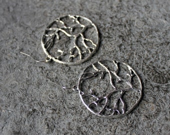 Statement-Ohrhänger * TREE OF LIFE * Silber * Pagan * Wicca