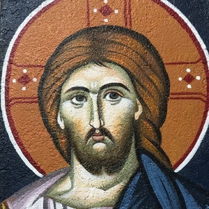 Jesus Christ icon / Orthodox icon/greek icon/ hand painted icon / hand made icon / byzantine icon/ russian icon /ideal christian gift.