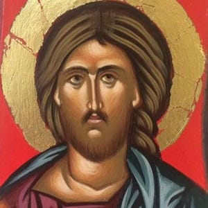 Jesus Christ Pantocrator /icon /Christian icon/greek orthodox icon/ hand made painting / religious icon / byzantine icon /russian icon