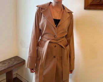 80s JAEGER Vintage Trench Coat リバーシブル 80s JAEGER Vintage Trench Coat リバーシブル