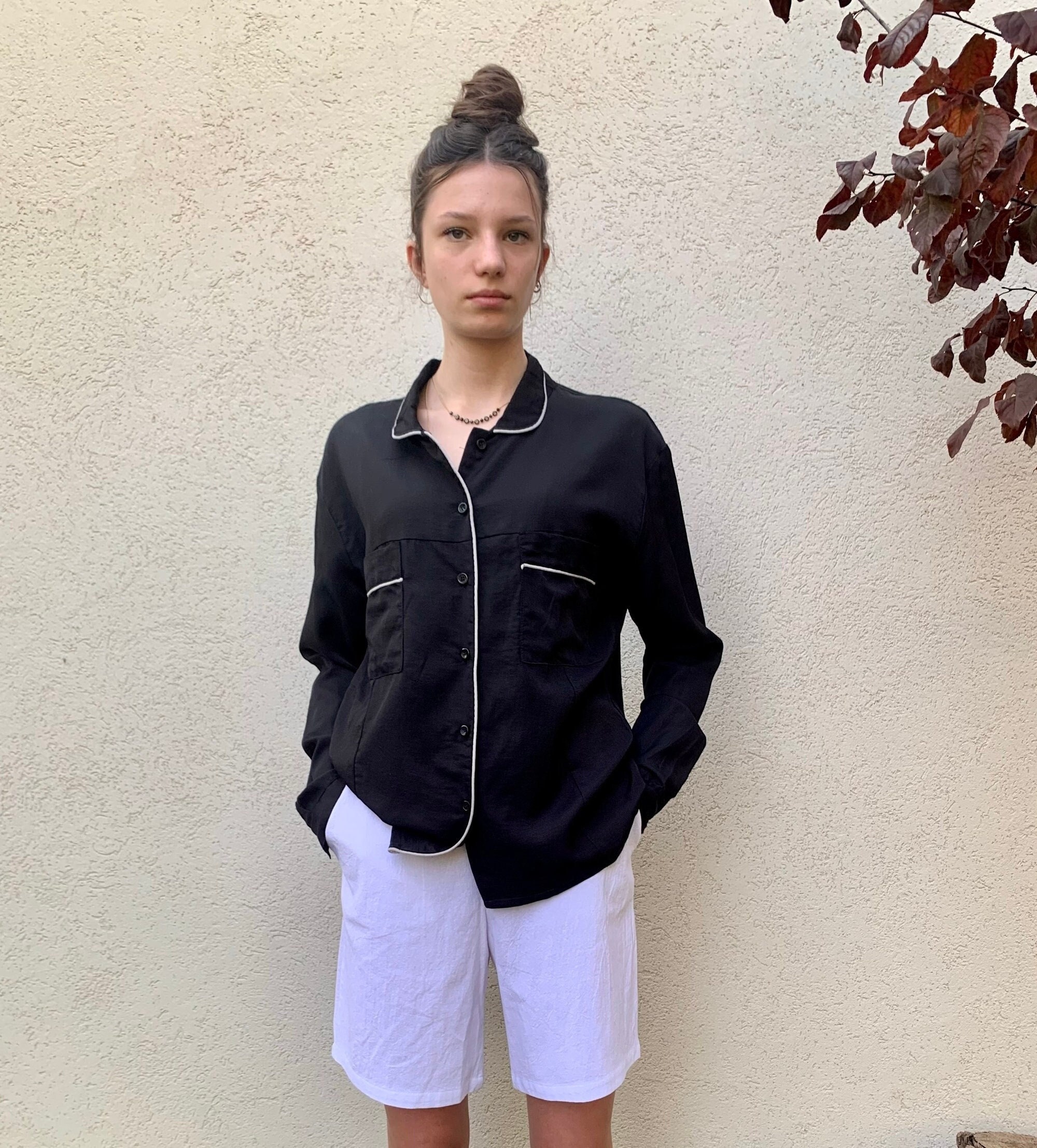 Pyjama style blouse hotsell