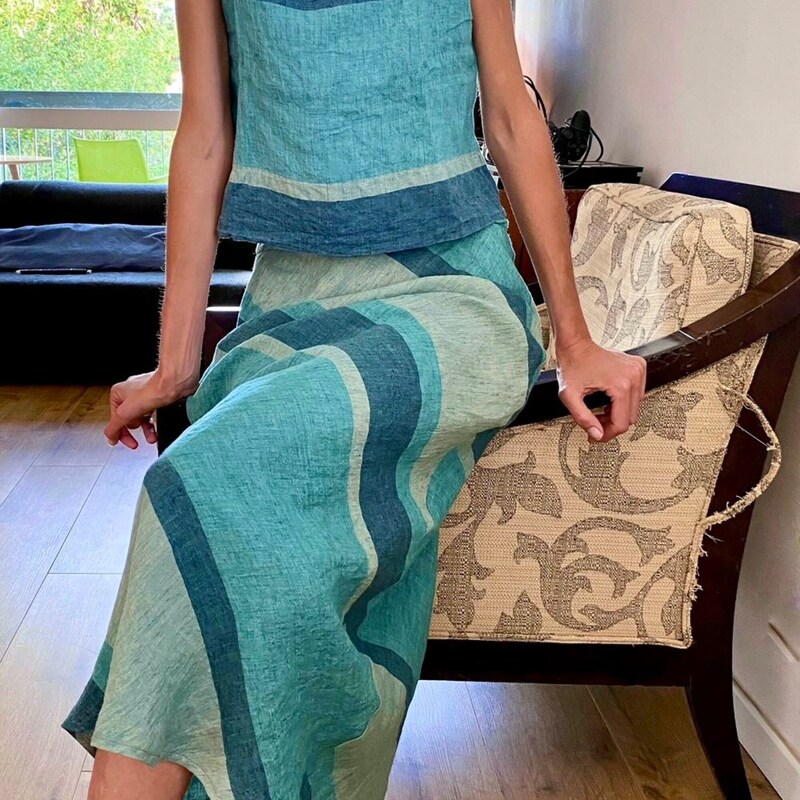 Go To Skirt - Linen Maxi Skirt - FINAL SALE