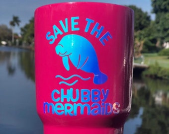 Save the Chubby Mermaids Decal