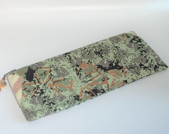 Dark Color Pencil Pouch, Cotton Zipper Pouch, Travel Jewelry Pouch,  Notions Pouch, Cosmetic Bag, = Graffiti