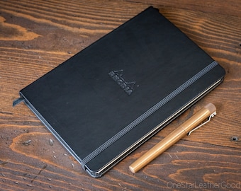 Rhodia Webnotebook Hardcover, Large (A5), Black - dot grid