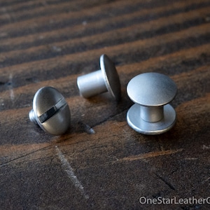 Belt add-on: Chicago screws instead of rivets (set of 2)