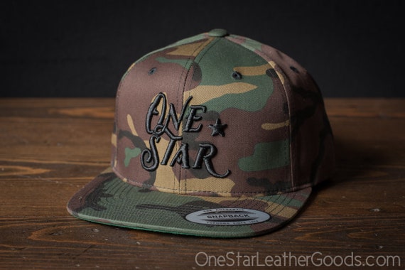 leather puff hat
