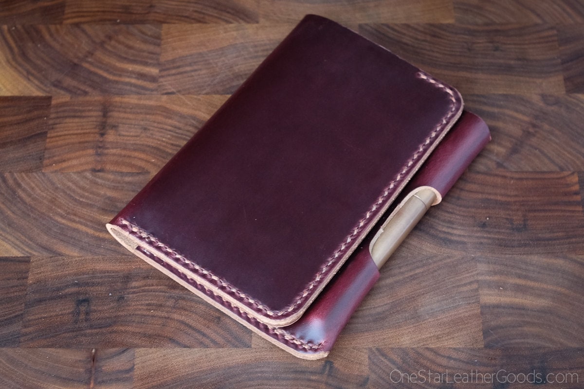 The Park Sloper Senior, wallet notebook, Horween Chromexcel leather