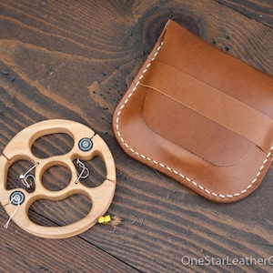 Tenkara fly fishing spool case (spools OUT OF STOCK) - fits spools by Kurasan, others